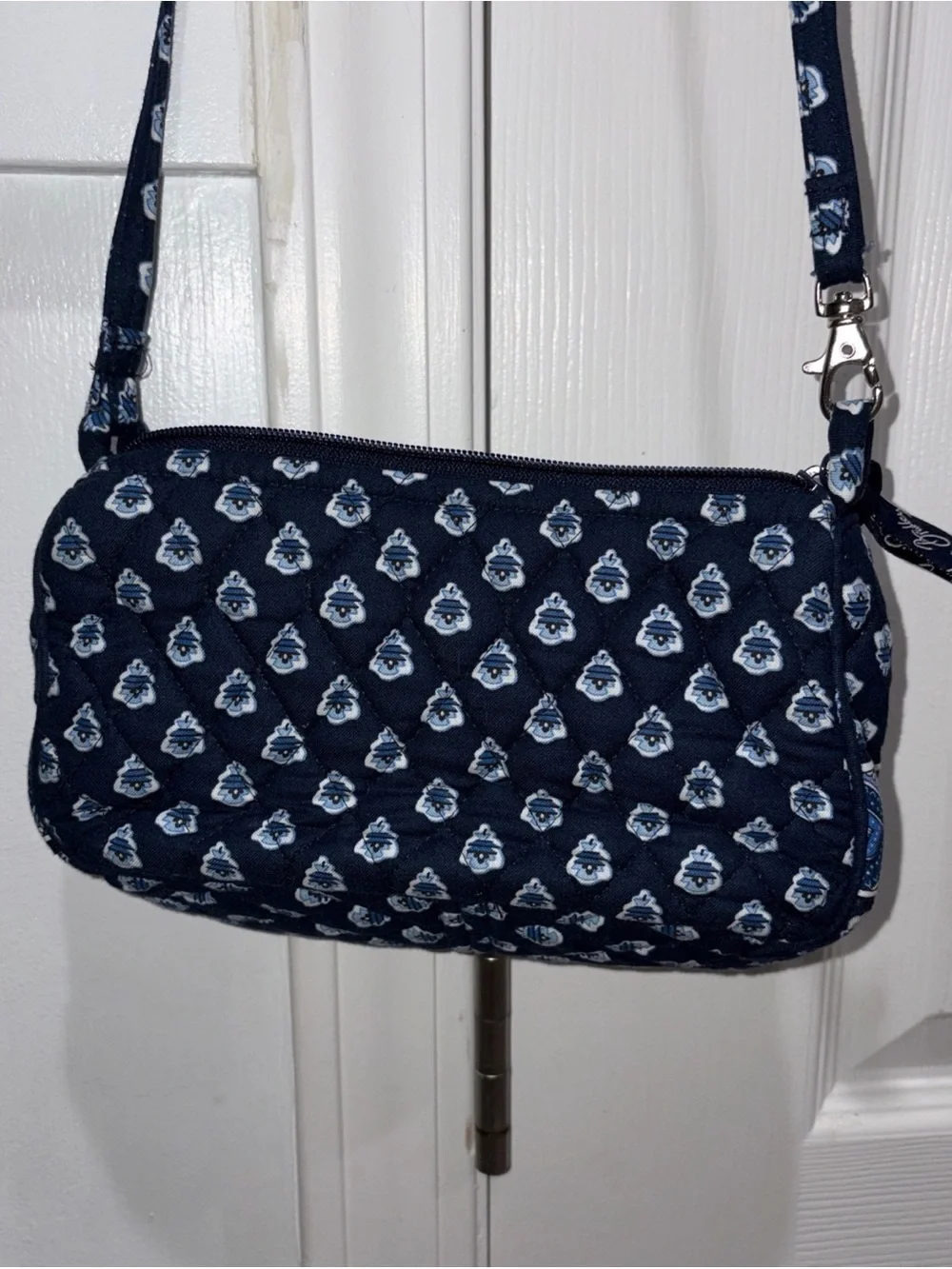 Vera Bradley Nantucket Navy Crossbody Bag Purse Retired